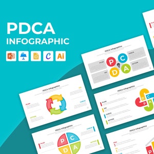 PDCA Infographics Template
