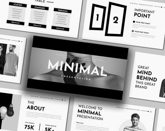 Minimal Basic Business PowerPoint Presentation Template
