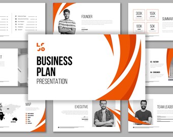 Clean & Professional Business Plan PowerPoint Template