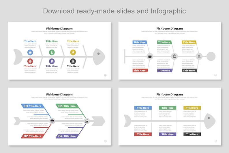 Fishbone Diagram Infographic Templates | Google Slide | Powerpoint ...
