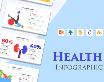 Health Infographic Templates | Google Slide | PowerPoint | Illustrator | Keynote | Canva