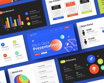 Professional Pitch Deck Business Presentation Template
