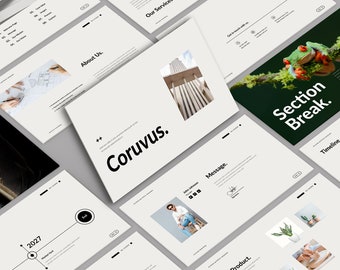 Clean And Minimal Business PowerPoint Template
