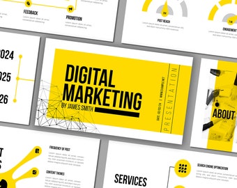 Creative Digital Marketing PowerPoint Presentation Template