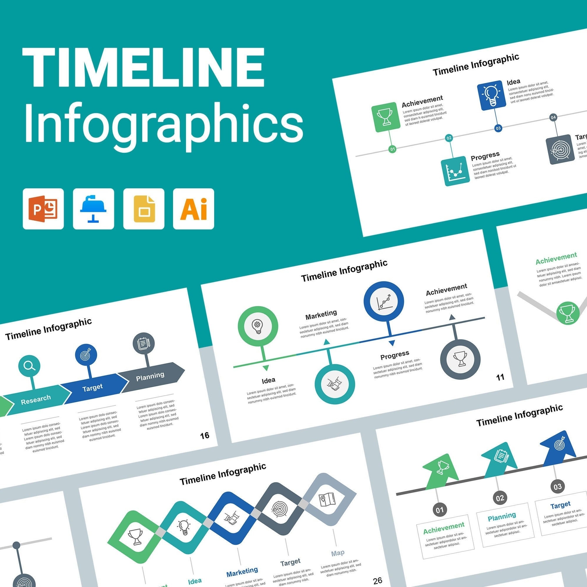 Timeline Infographics PowerPoint