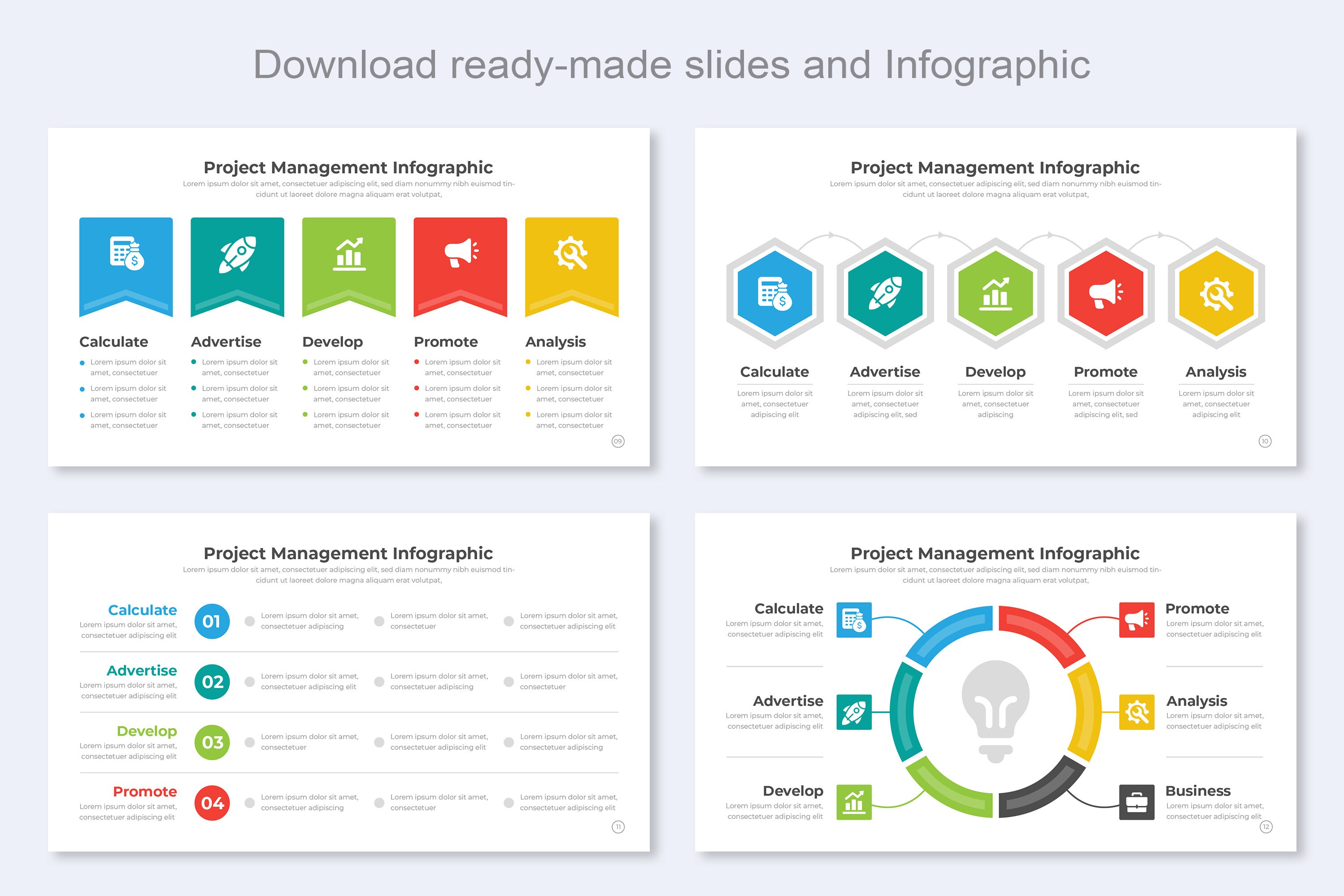 Project Management Infographic | Google Slide | Powerpoint ...