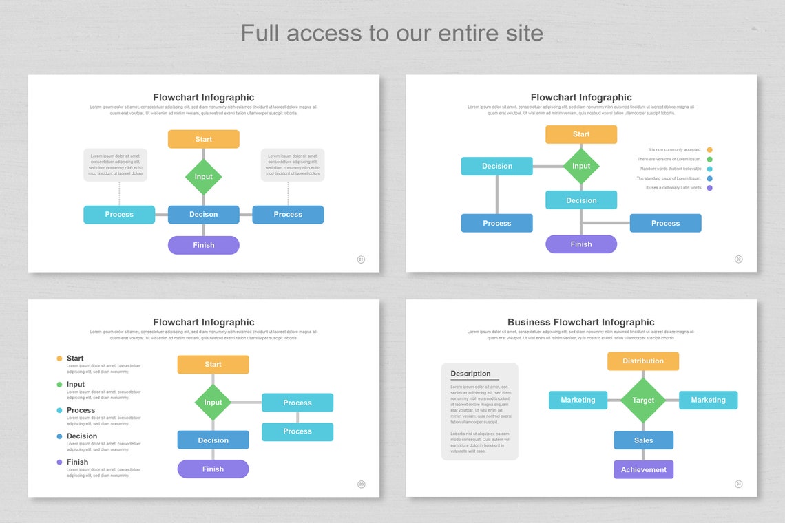 Flowchart Infographic Templates | Powerpoint Presentation Template ...