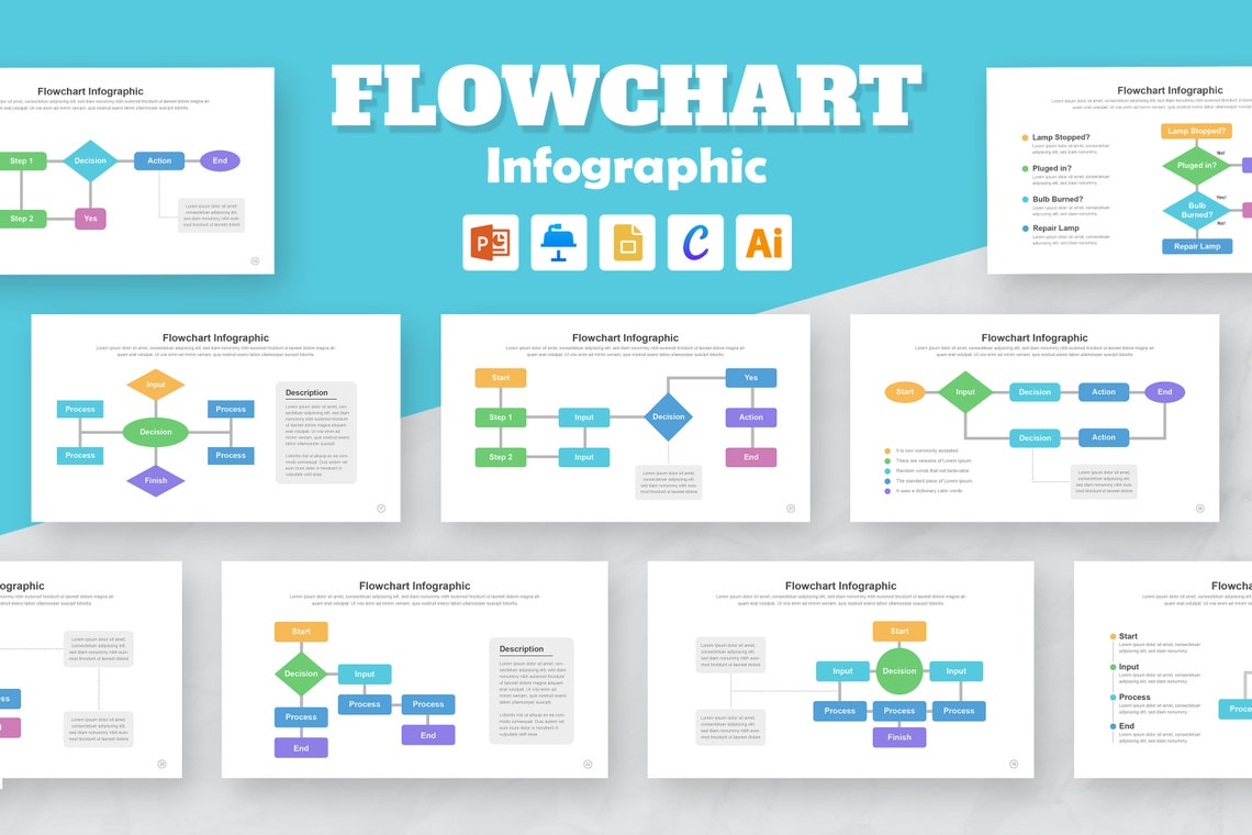 Flowchart Infographic Templates | Powerpoint Presentation Template ...