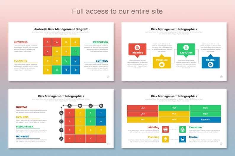 Risk Management Infographic | Instant Download - Etsy