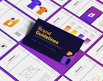 Modern And Clean Brand Guidelines Design Layout