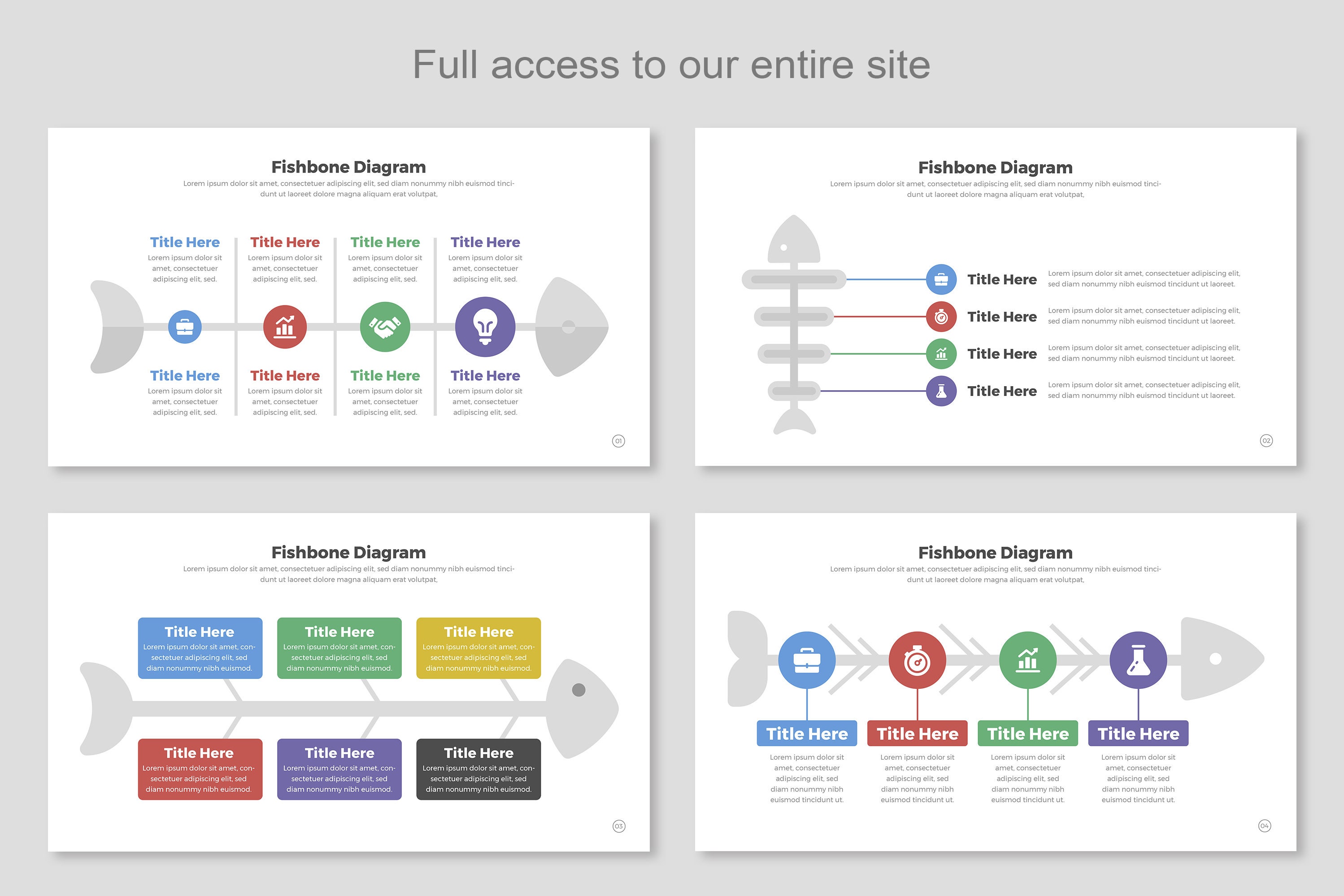 Fishbone Diagram Infographic Templates | Google Slide | Powerpoint ...