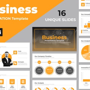 Business-Präsentation Power Point Vorlage