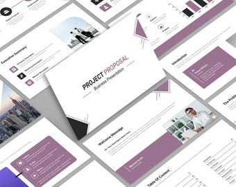 Creative And Minimal Project Proposal PowerPoint Template