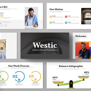 Minimal Business Power Point Vorlage