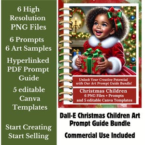 Christmas Design Bundle: PNG Art, Canva Templates, Prompt Guide