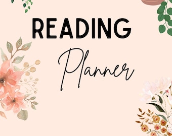 Reading Tracker Printable, reading journal, download, reading challenge, book review, reading tracker bundle.
