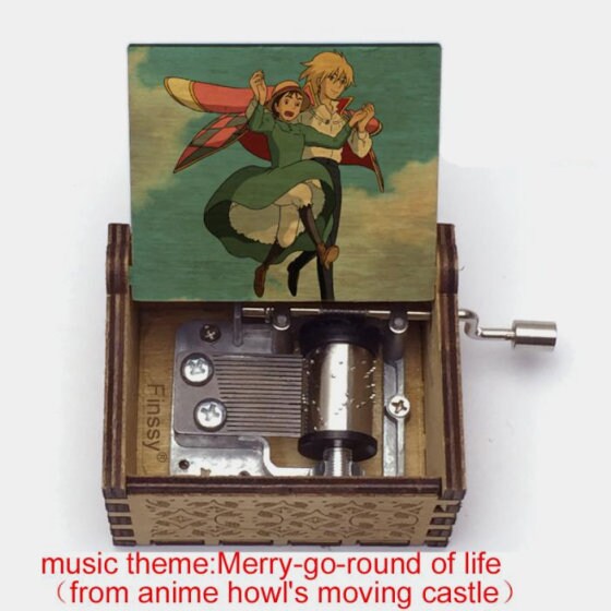Howls Moving Castle Music Box Studio Ghibli Music Box Etsy