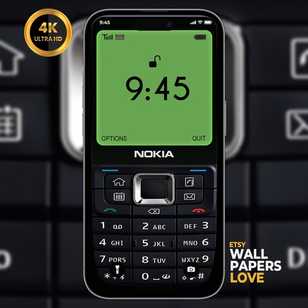 Retro Nokia Phone - 4k Wallpaper für das Handy