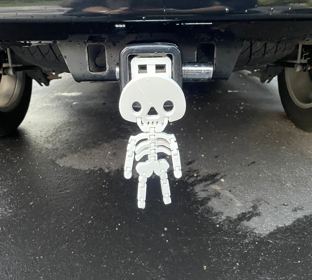 Flexible Hitch Skeleton Halloween Decoration Etsy