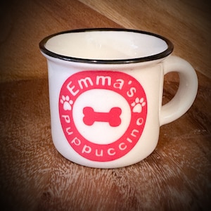 Adorable 2 oz Reusable Puppuccino Cup for Your Pampered Pooch