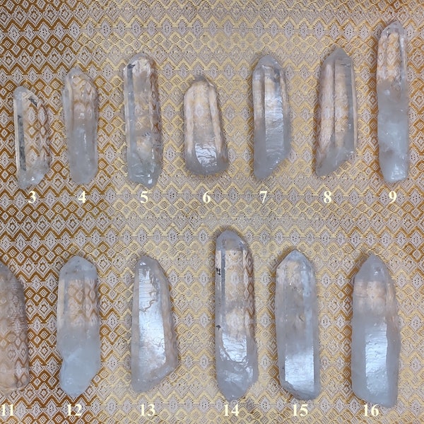 High-Quality Himalayan Lemurian Quartz - Sacred Energies for Spiritual Awakening and Healing. Please visit the Facebook video link below.