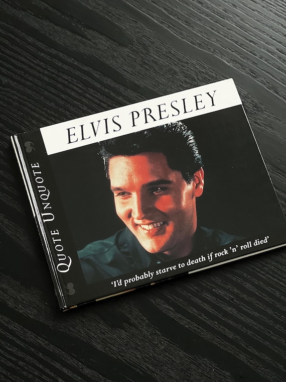 Vintage Elvis Presley Quote Book – Rock & Roll Memorabilia