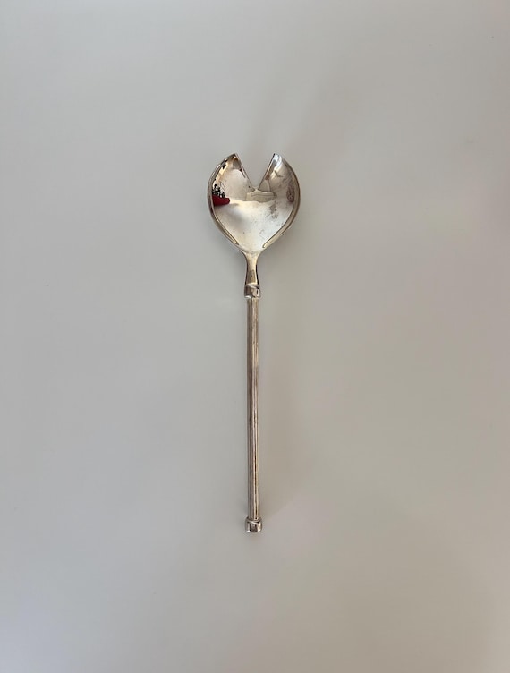 Mid Century Silver Plated Serving Spoon/Fork