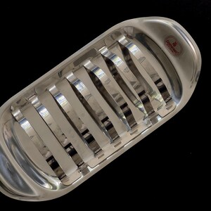 Vintage Cromargan Toast Rack: WMF Bauhaus Design, Mid-Century Modern Kitchen Decor