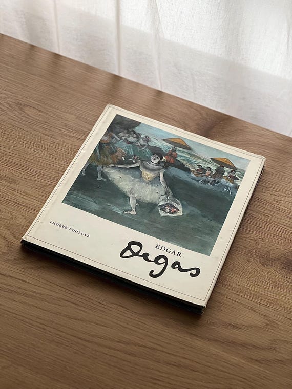 Vintage Edgar Degas Art Book
