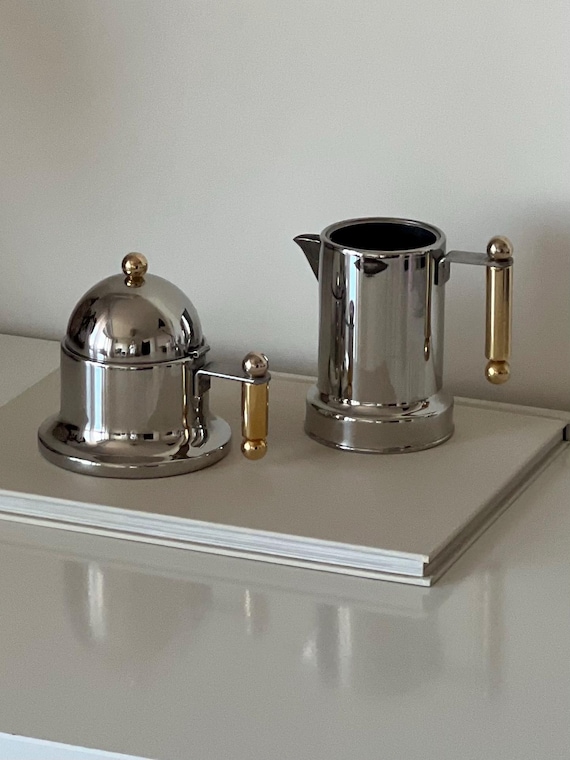 VEV Vigano Italian Creamer and Sugar Bowl Set