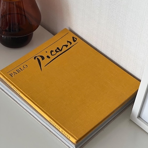 Vintage Picasso Art Book Lover Gift for Artist Coffee Table Book Decor Mid Century Modern Shelf Decor Hardcover Book Housewarming Gift