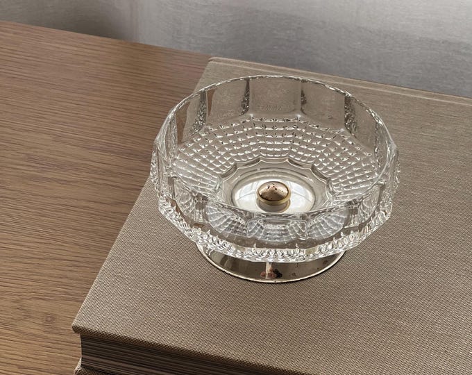 Footed Glass Serving Dish