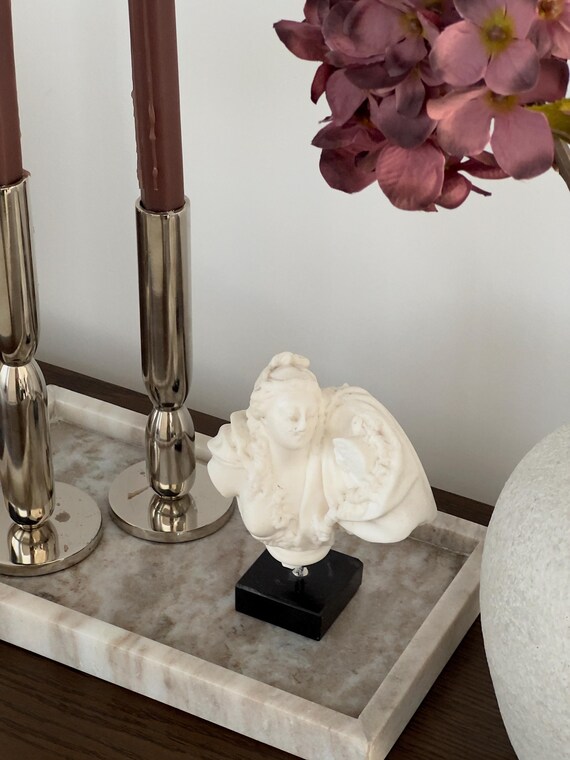 Antique Wax Sculpture Reproduction after “Le Baiser”