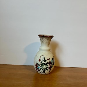 Mexican Tonala Pottery Vase Handpainted