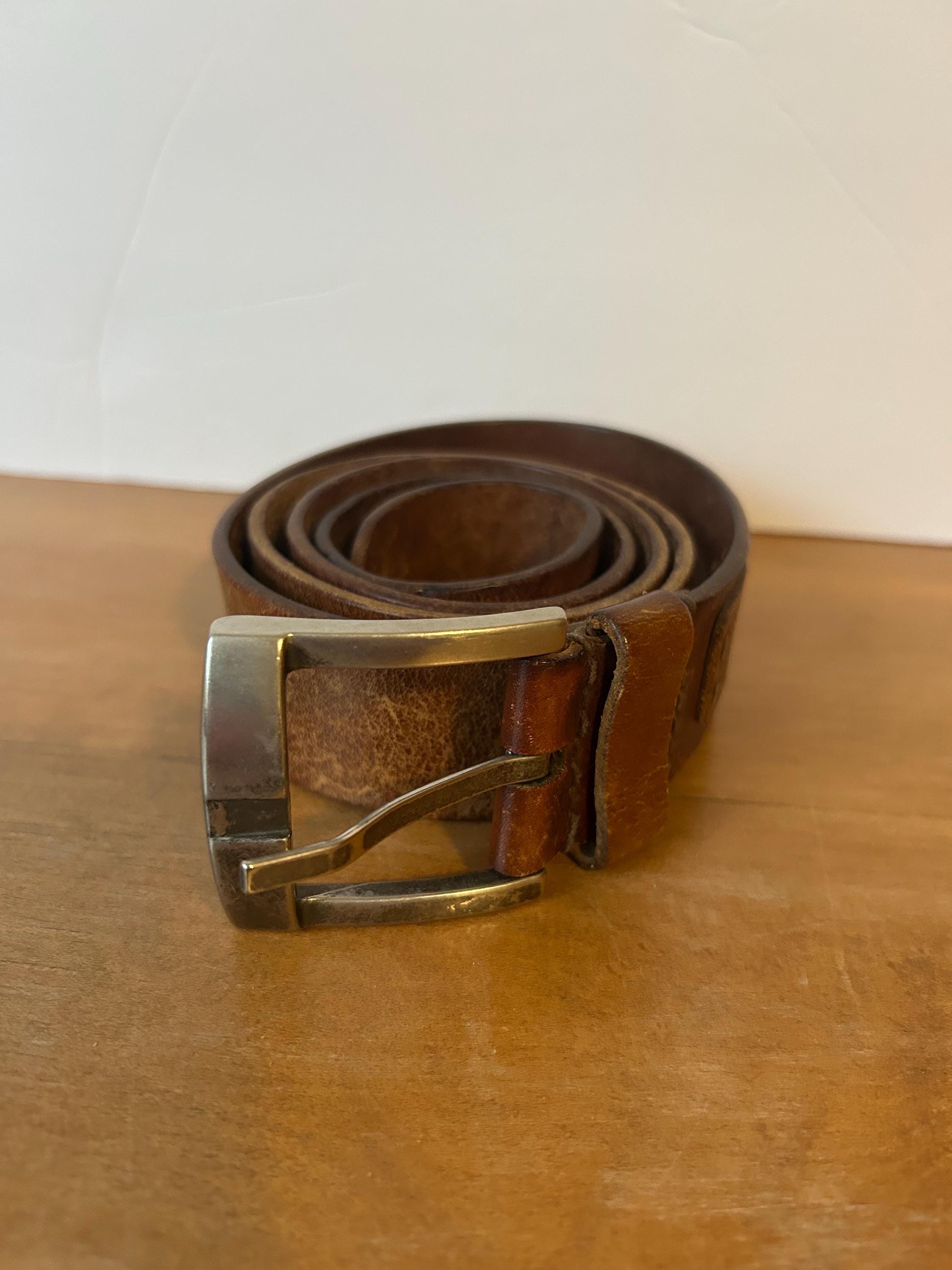 Vintage Fossil Belt - Etsy