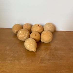 8 Artificial Pomegranates Realistic Faux Pomegranate Fake Fruit  Decor Prop Bowl Filler