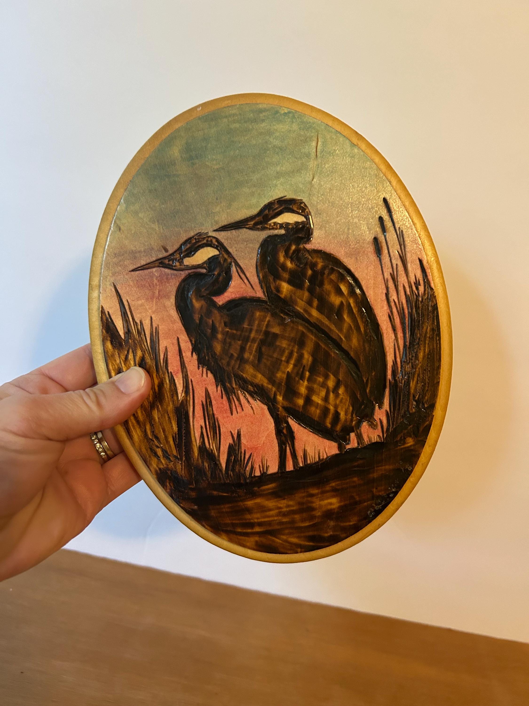 Hand Painted Wood German Plates - Etsy