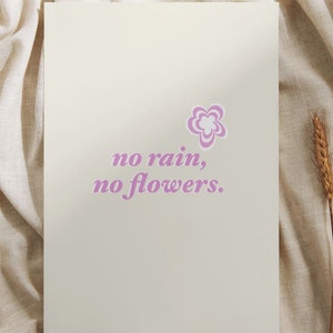 No Rain No Flowers - Veste imperméable pour Femme