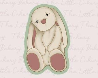 Rabbit Stuffed Animal Cookie Cutter STL File (Digital Download)