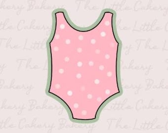 Swimsuit Cookie Cutter STL File: Summer Theme (Digital Download, 3.5 Inch Size Adjustable)