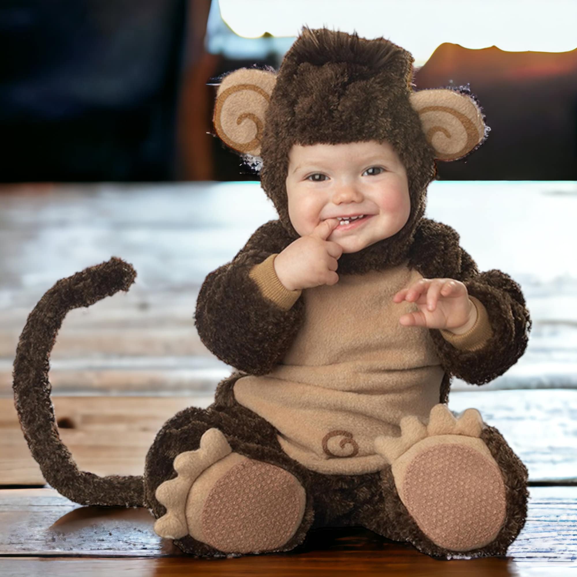 Baby Monkey Costume - Etsy UK
