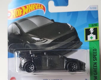 Hot Wheels Tesla Model Y Schwarz Spielzeugauto Diecast EV Auto Geschenk 1:64 Versiegelt
