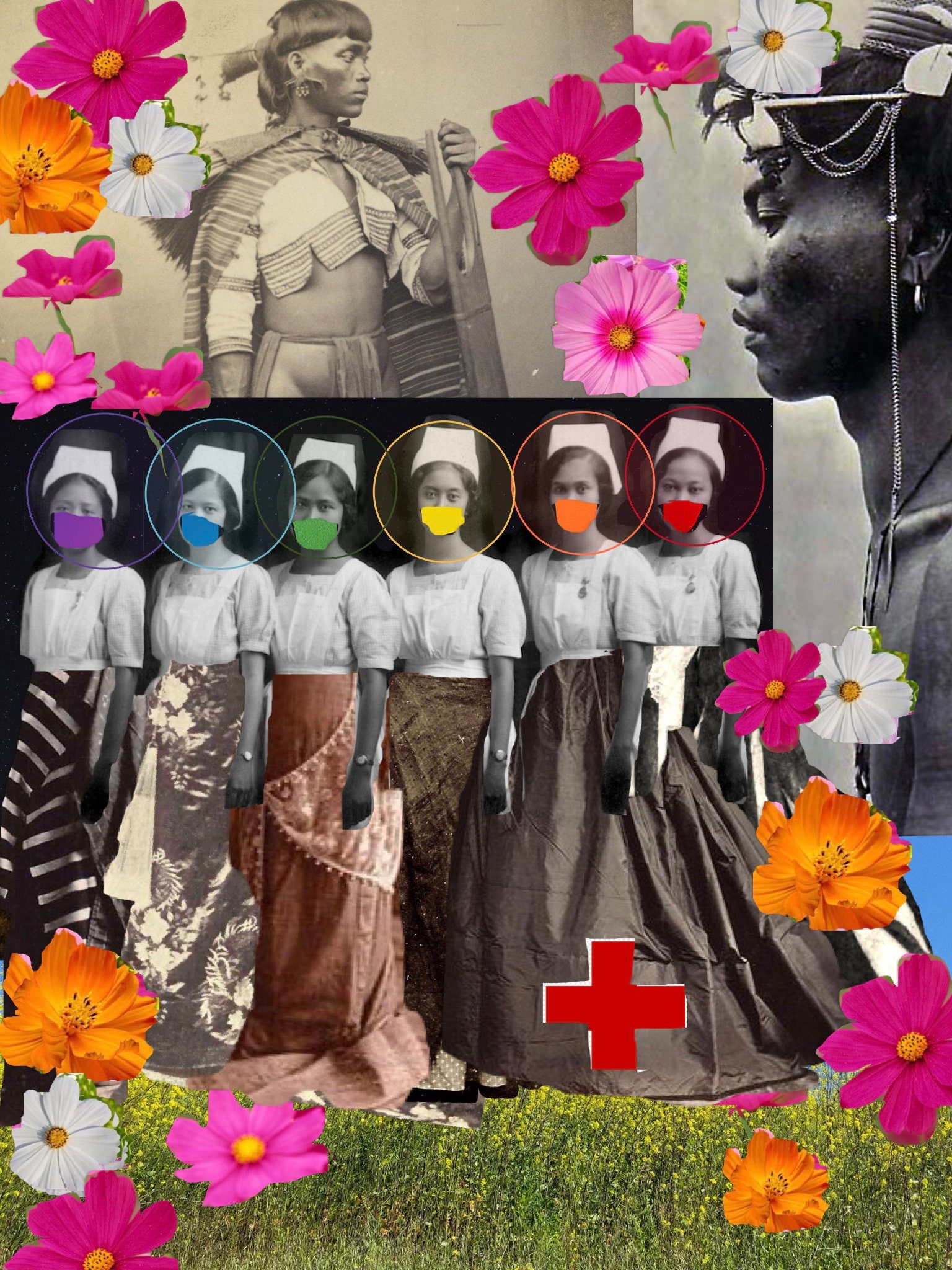 Philippine Nostalgia: A Digital Collage Masterpiece - “Nars”