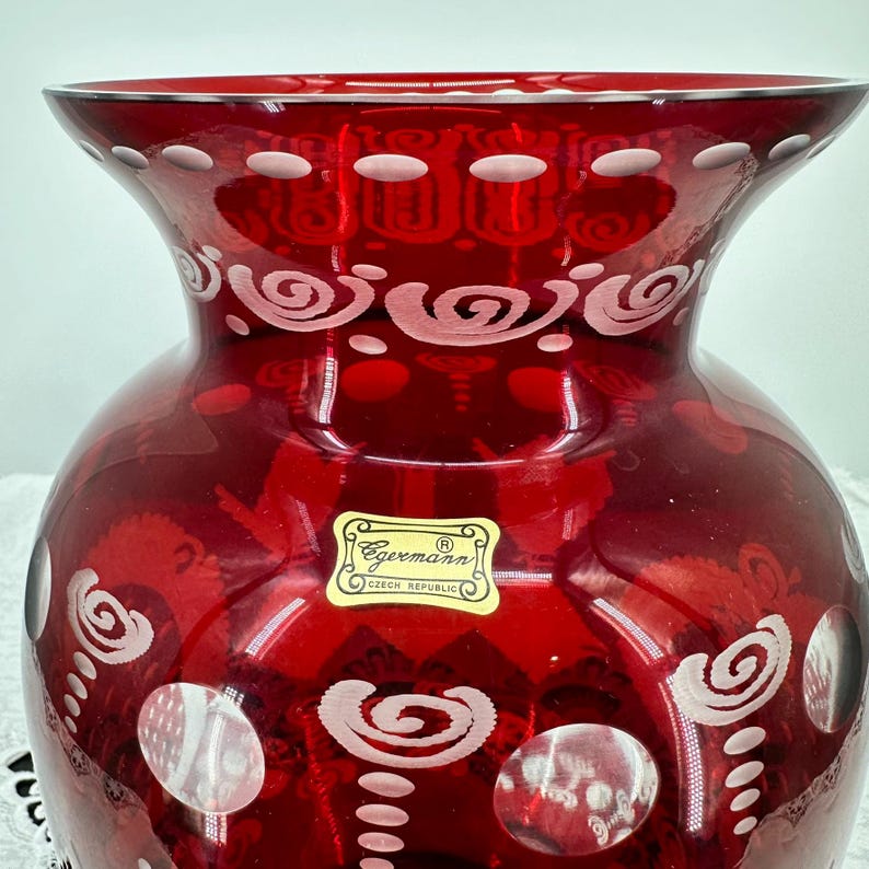 Gobelet En Cristal De Bohème, XIXe Siècle