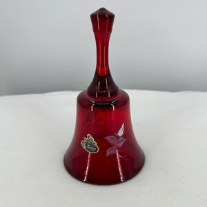 フェントン　アンティーク　ガラス　小物置き　レッド ヴィンテージ、フェントン ハンドメイド レッド「ルビーベルのラブ