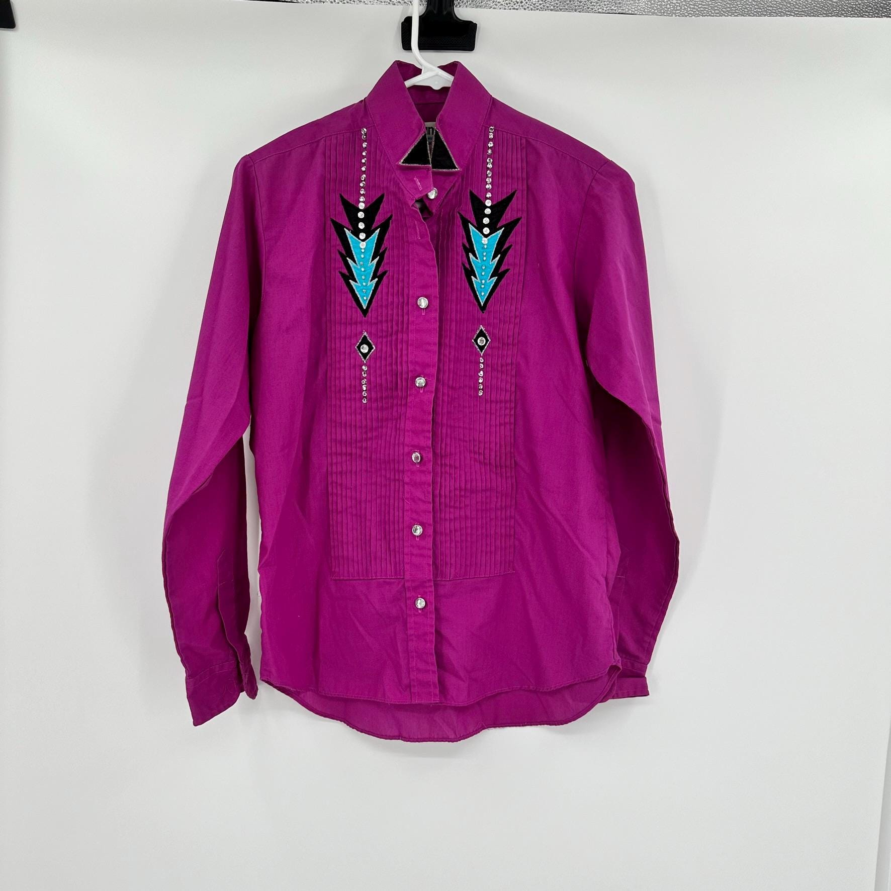 Chemise Wrangler à Pressions Pour Femme Chemise Western Wrangler Pour Femme - Oklahoma Sooners - Snap Boutons - Taille S - Rouge Vêtement Western Cowgirl Taille S
