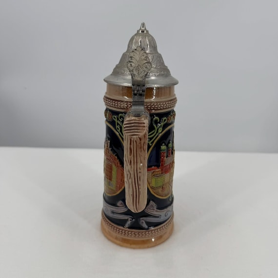 Vintage Gerzit German Beer Stein, 9.5