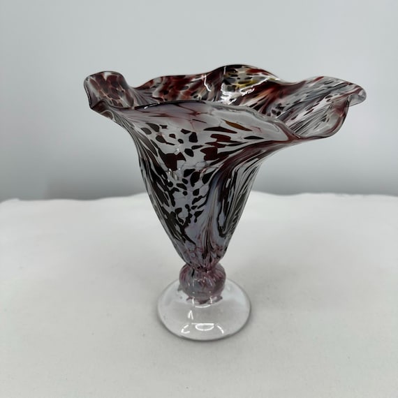 murano ヴィンテージ ベネチアングラス 作家物 ムラーノ 花瓶 インテリア ベネチアングラス ヴェネチアンガラス 花瓶 フラワーベース