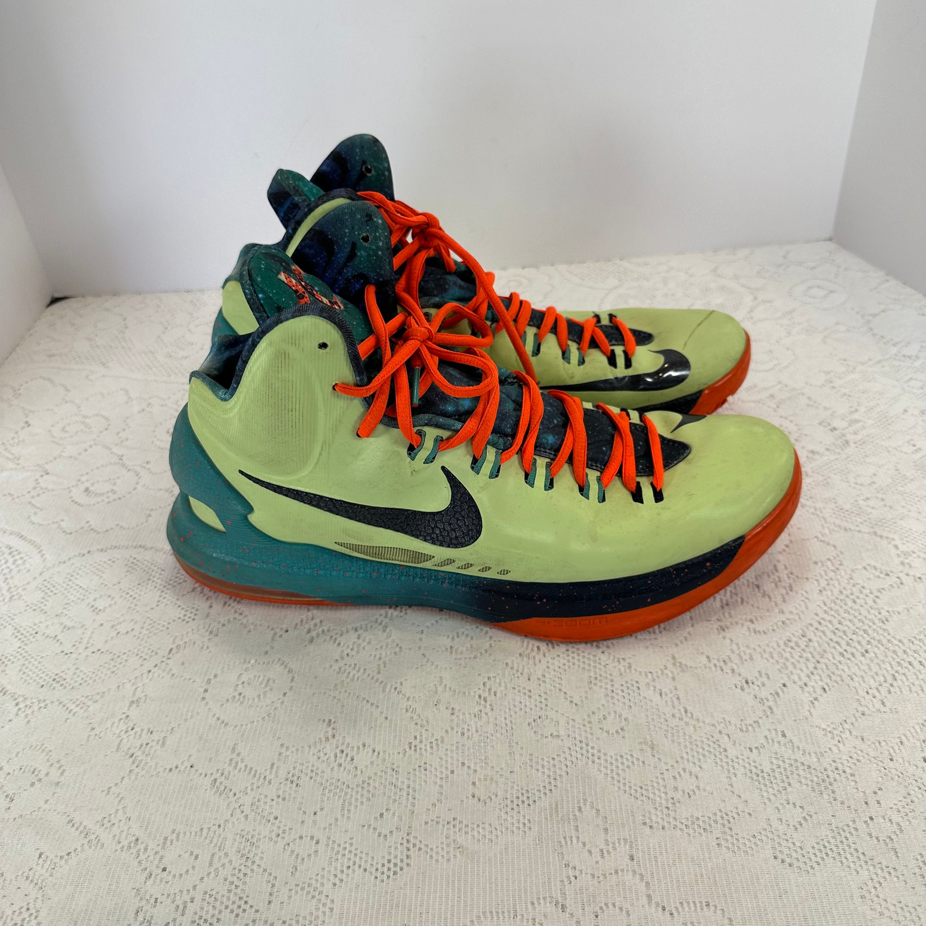 Men s Nike Zoom KD V All star ASG 2013 Top Secret Area 72 Neon Green Color Eu Size 45 USA Men s Size 11 Etsy
