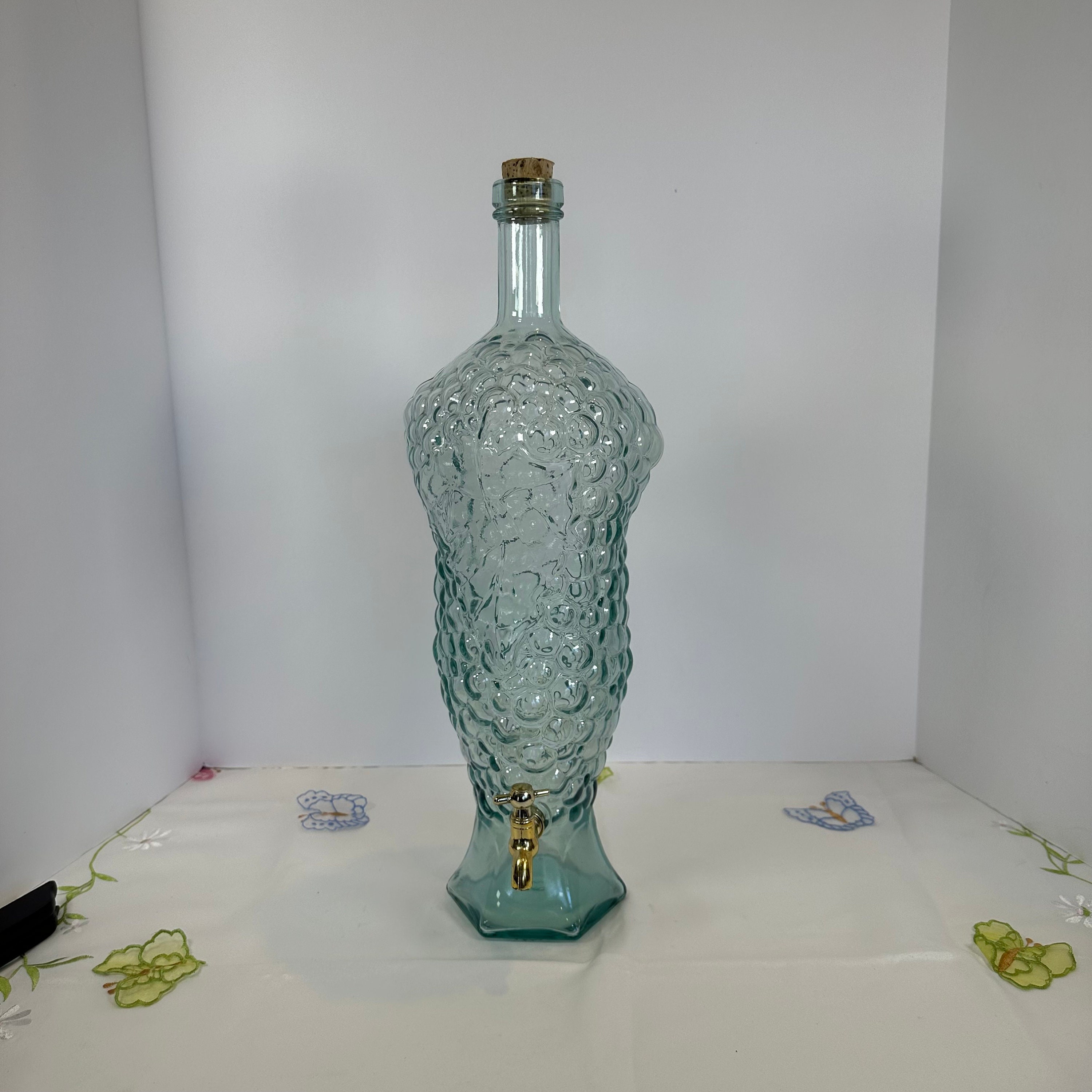 N°1226 seau à champagne avec bouteille relief en papier argenté découpage fin - Un grand marché